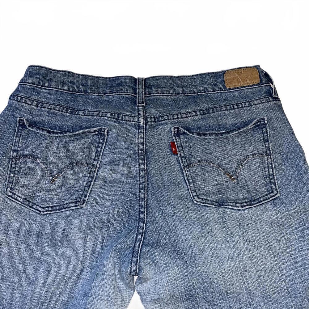 Levi's Bootcut 515 Jeans Classic Blue Denim Light Wash Woman’s Size 12 S/C - Picture 6 of 8